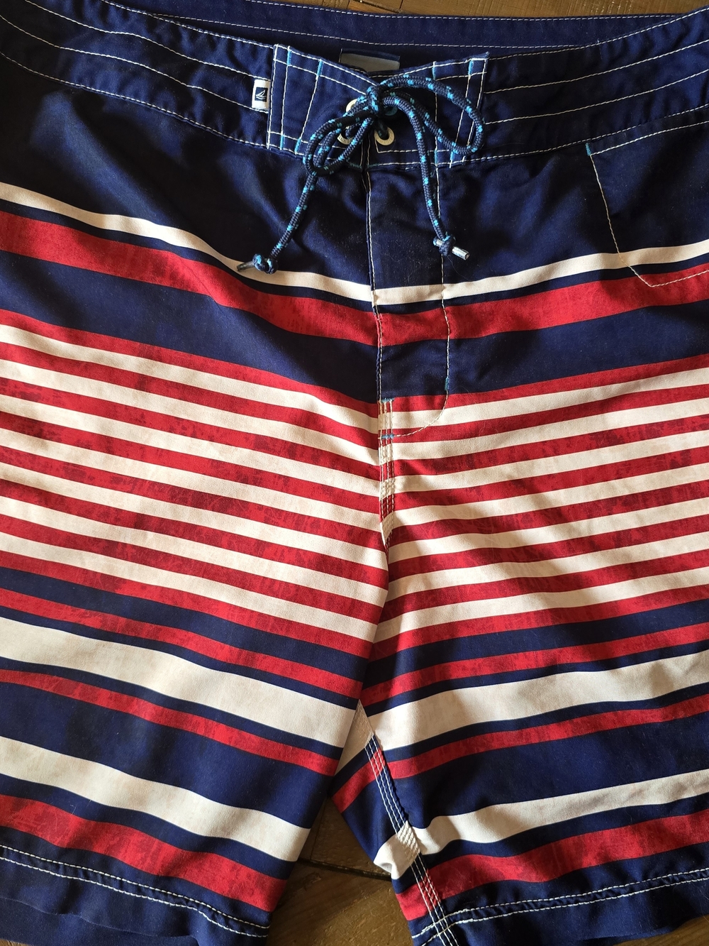 Sperry Americana Striped Men's Swim Board Shorts 0553